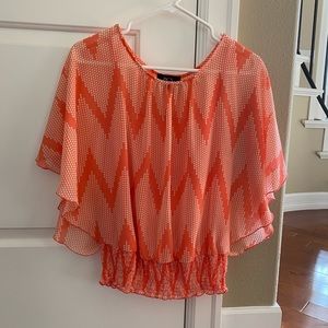 Chevron Print Blouse!
